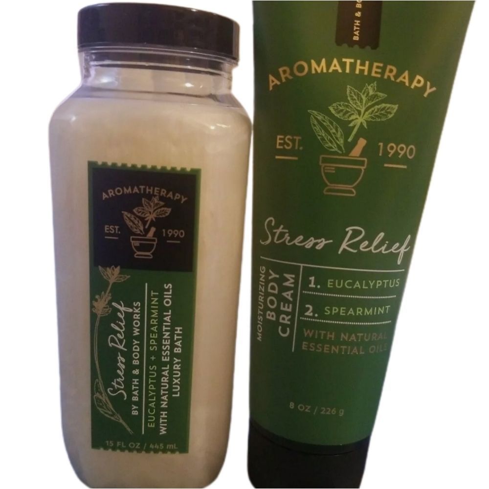 Bath and Body Works Aromatherapy Bath Salt and Body Cream